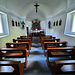 Intérieur de la chapelle de Tuminen. 