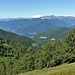 La vista sul lago, sul Monte Rosa e sui 4000 vallesani da l'Alpone.