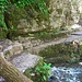 Passage am Wiederaustritt der Wutach, nachdem oberhalb am Rümmelesteg ein Teil des Flusses versickert war.