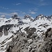 Phantastisches Panorama vom Gipfel Piz Calandari!