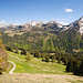 Es geht runter zur Klamm Alpe