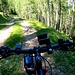 <b>Una volta raggiunto il corte principale dell’Alpe Brünèsc recupero la bici e mi godo una discesa ad alta velocità sulla bella strada, tutta per me.</b>