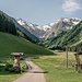 Spielmannsau Richtung Sperrbachtobel/Kemptner Hütte