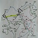 La mappa dei sentieri del Resegone.