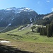 Wieder auf der Piste mit Blick zum Thaneller