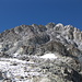 Südwand des Ober Gabelhorns: Hier gäbe es noch eine äusserst lohnenswerte Kletterroute (max. 4b)