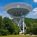 Radioteleskop Effelsberg, mit 100 Meter Durchmesser eines der größten beweglichen seiner Art weltweit