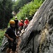 Instruktionen und erste Kletterversuche oberhalb Bellinzona.