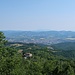 Blick hinunter nach Umbertide.