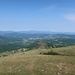 Weiter Blick über das Hügelland nach Nordwesten.