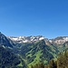 Der Widderstein mit dem Grat, welcher das Tal vom Bregenzerwald abgrenzt