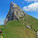 Stockhorn Gipfelaufbau mit wunderbarem Westgrat. 