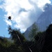 ... und die Spinne hat doch tatsächlich Matterhorn-Sicht.