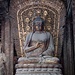 Eine der fünf Buddha-Statuen in der Haupthalle des Shanhua-Tempels (善化寺).