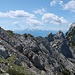 Durchblick über den Grat in die Stubier Alpen