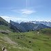 Sicht vom Leiterenpass aus zu den Alpen