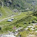 Blick hinunter zur Alp Niemet