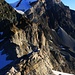 Gipfelaussicht vom Wisse Schijen (3368m) aufs Brunegghorn (3833m). Meinen Rucksack habe ich beim Vorgipfel auf dem Nordgrat deponiert.