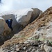 Hans auf dem Abstieg vom Gletscher auf die Gelbwand ...