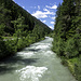 La Drau un gros torrent de montagne au départ