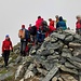 auf dem Gipfel - in den Wolken