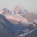 Dent d`Hérens und Matterhorn im Zoom