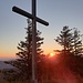 das Kreuz auf dem Wildspitz-Gipfel
