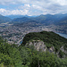 Aussicht vom San Salvatore auf Lugano