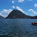 Nachmittagsstimmung in Lugano mit dem San Salvatore