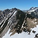 Am Bschissergipfel: Blick zum Ponten, rechts Gaishorn