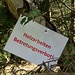 Das Schild war leider nur an einer Seite angebracht.