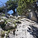 Kletterstelle Nr. 2 von unten