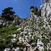Oberer Teil der Kletterpassage zur Lance Sud de Malissard