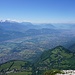 Blick Richtung Grenoble vom Gipfel 