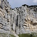 Eindrückliche Felswand oberhalb der Balme à Collomb