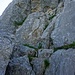 Der Kamin, der auf das Gipfelplateau führt