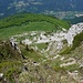 Tiefblick ins Couloir de Jusson