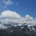 Blick vom Piz Starlex zur Berninagruppe
