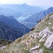 In cima al Purtùn, vista sul lago di Mezzola
