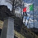 Ankunft beim Siegerdenkmal in Monteviasco