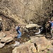erst mal durch die Torrente Viascola