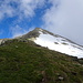 auf dem Rücken bei ca. 2850 m mit Blick zum Sparrhorn