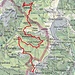 unsere Route mit dem langen Umweg über Viasco