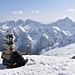 vetta Pizzo Gandaiole e i monti del Lario sullo sfondo