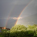 Von unserem Ferienhaus konnte man am Ankunftstag 2 Regenbogen sehen. Das Bild wurde 2 Tage vor unserem Aletsch-Ausflug geschossen. Sieht unbeständig aus [u WoPo1961], oder:)?
