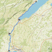 gefahrene Route / Quelle: Komoot