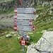 Cartelli segnaletici al 2° Lago di Porcile.