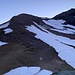 dal rifugio,il primo rilievo montuoso da salire per arrivare al ghiacciao