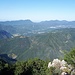 Primo punto aperto in cresta, forse il Monte Forametto (?). Panorama sulla parte iniziale della Valsabbia.
