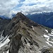 Gipfel der Peischelspitze, Blick auf den weiteren Gratverlauf.